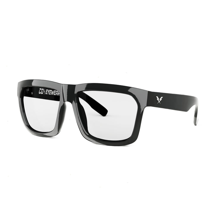 Hard Money Z87 Gloss Black XL series Rx Lenses - Co Eyewear