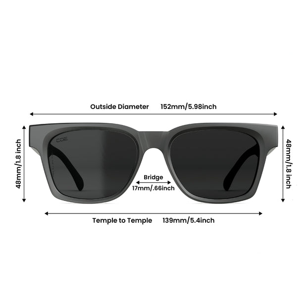 Static Matte Black Rx Lenses - Co Eyewear
